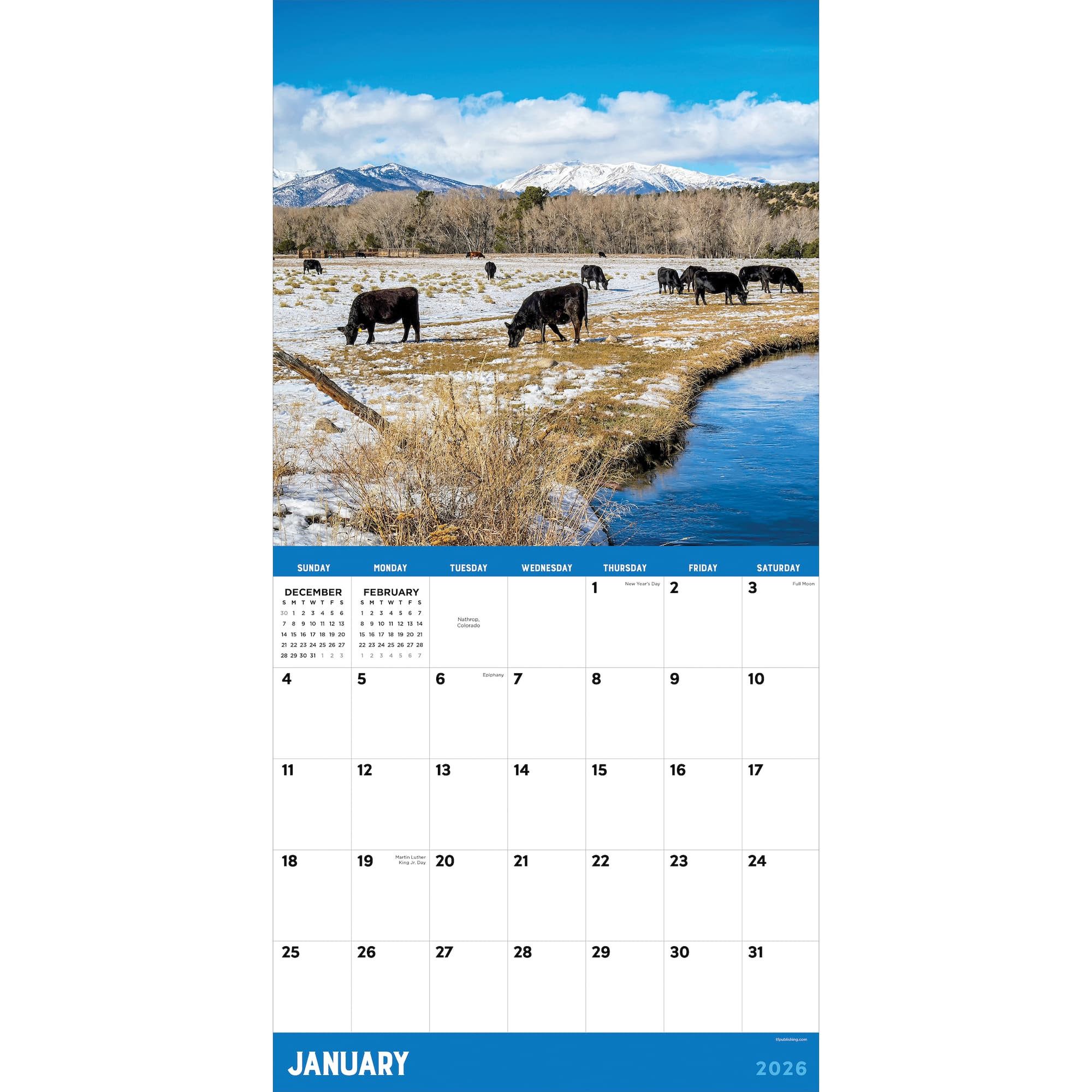 2026 Ranch Life Wall Calendar